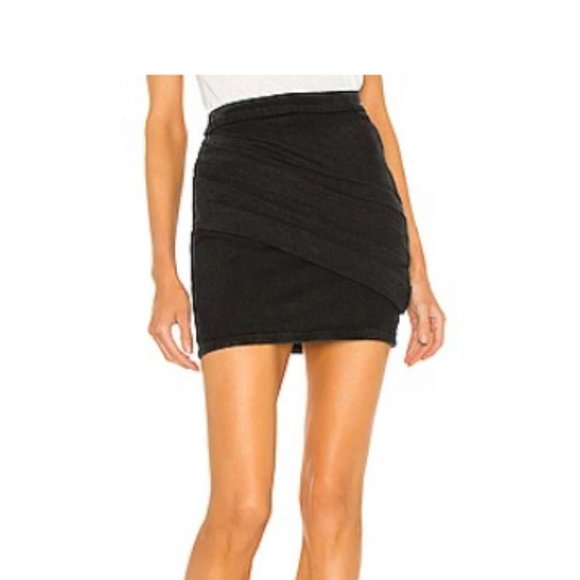 IRO massai skirt in black stone size 34 - Picture 2 of 6